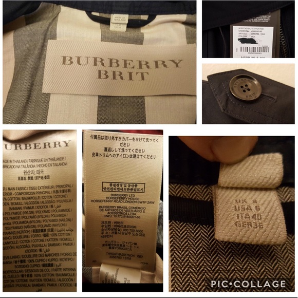 burberry brit label